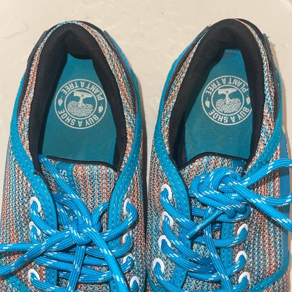 ETNIES SCOUT WOMAN’S SHOE BLUE/MULTICOLOR TOP SZ 8 PRE OWNED EXCELLENT CONDITION - Picture 11 of 15
